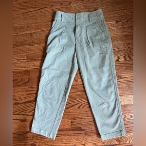 LOFT Green Chinos Relaxed Fit Cotton Blend